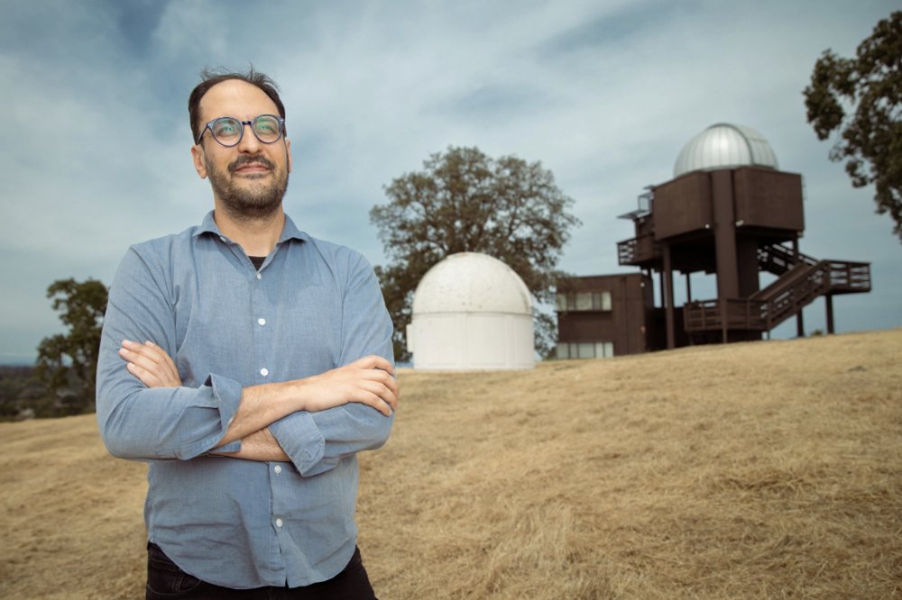 Enrique Lopez-Rodriguez photographed for the Stanford Report