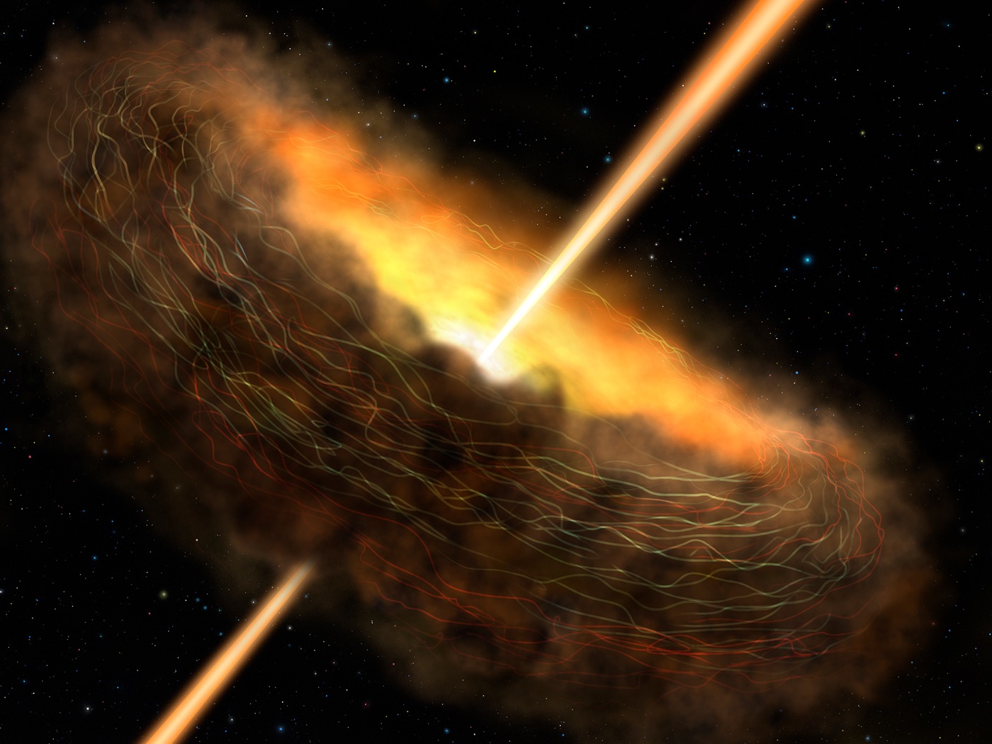 Magnetic field in the core of Cygnus A
